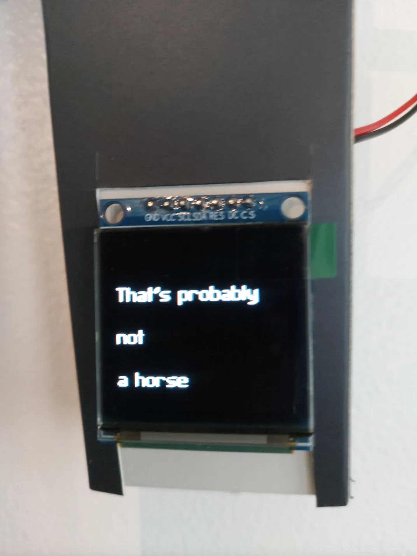 Bad test result on real horse